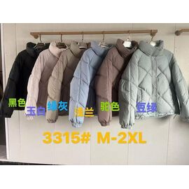 Фотография Куртка женская демисезонная 3315 khaki р.M-2XL "Yafeier" недорого оптом от прямого поставщика