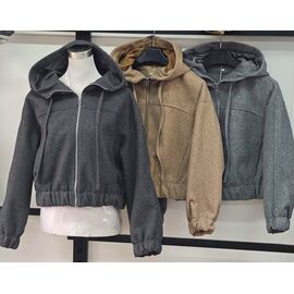 Фотография Куртка женская демисезонная 3911 beige р.S-L "Yafeier" недорого оптом от прямого поставщика