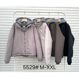 Фотография Куртка женская демисезонная 5529 d.beige р.M-2XL "Yafeier" недорого оптом от прямого поставщика