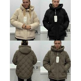 Фотография Куртка женская зимняя 853-1 black р.S-2XL "Yafeier" недорого оптом от прямого поставщика