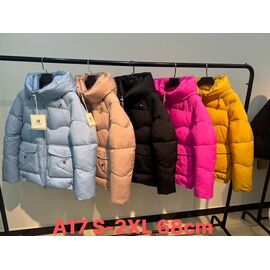 Фотография Куртка женская зимняя A17 yellow р.S-2XL "Yafeier" недорого оптом от прямого поставщика