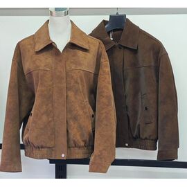 Фотография Куртка женская демисезонная P71 brown р.S-L "Yafeier" недорого оптом от прямого поставщика