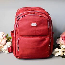 Рукзак жіночий 0371-22 red р.30*23*13 "Luna-bag" недорого оптом від прямого постачальника