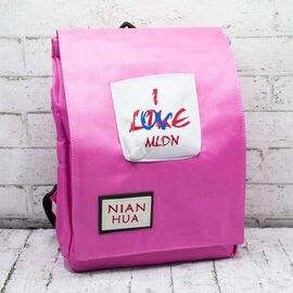 Рукзак жіночий 8162 pink р.38*29*14 "Luna-bag" недорого оптом від прямого постачальника