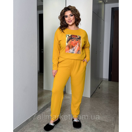 Фотография Костюм 2-ка женский домашний трикотажный размеры 46-60 "LADA" недорого от прямого поставщика