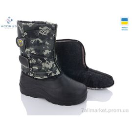 Фотография Сапоги из пены мужские зима M14 чорний (6 пар р.41-45) "Acorus" недорого оптом от прямого поставщика