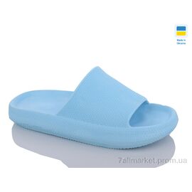 Фотография Шлепки женские облегченные Лето Зефірки блакитний (8 пар р.36-41) "Inblue" недорого оптом от прямого поставщика