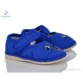 Фотография Тапки детские домашние Весна/осень Глазки електрик (10 пар р.20-27) "Acorus" недорого оптом от прямого поставщика