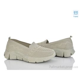 Фотография Слипоны женские тканевые Лето L73-3 піна (8 пар р.36-41) "Moli" недорого оптом от прямого поставщика