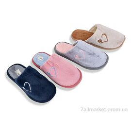 Фотография Тапки женские для дома Весна/осень DF2505 mix (12 пар р.36-41) "Alex" недорого оптом от прямого поставщика