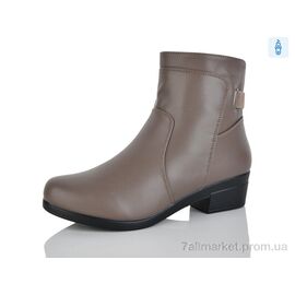 Фотография Ботинки женские стильные Весна/осень T338-2 (8 пар р.37-42) "Коронате" недорого оптом от прямого поставщика