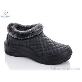 Фотография Галоши женские зима Б03 чорний (12 пар р.37-42) "Acorus" недорого оптом от прямого поставщика