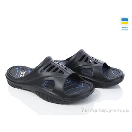 Фотография Шлепки мужские пляжные Лето 126 чорний (8 пар р.41-46) "Golden Lion" недорого оптом от прямого поставщика