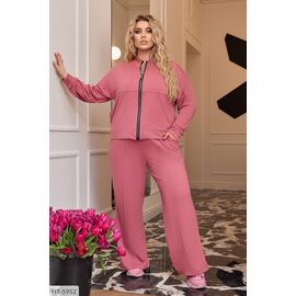 Костюм жіночий зі штанами великі розміри р.50-52;54-56;58-60;62-64 (8кол.) "LETTI" купити недорого від прямого постачальника