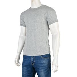 Фотография Футболка мужская 843М l.grey р.M-3XL "Textile" недорого оптом от прямого поставщика