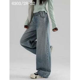 Фотография Джинсы детские на девочку 6303 l.blue р.28-32 "Major" недорого оптом от прямого поставщика