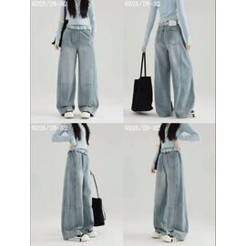 Фотография Джинсы детские на девочку 6325 l.blue р.28-32 "Major" недорого оптом от прямого поставщика