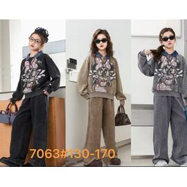 Фотография Костюм детский спортивный на девочку 68103 nude р.120-160 "Major" недорого оптом от прямого поставщика