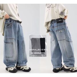 Фотография Джинсы детские на мальчика A2606 blue р.22-26 "Major" недорого оптом от прямого поставщика