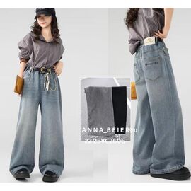 Фотография Джинсы детские на девочку C2606 blue р.22-26 "Major" недорого оптом от прямого поставщика