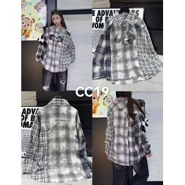 Фотография Рубашка детская на девочку CC19 black р.120-170 "Major" недорого оптом от прямого поставщика