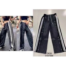 Фотография Штаны детские спортивные на девочку CK32 black р.120-170 "Major" недорого оптом от прямого поставщика