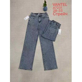 Фотография Джинсы женские A7231 grey р.28-33 "Vanver" недорого оптом от прямого поставщика