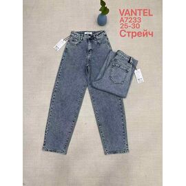 Фотография Джинсы женские A7233 grey р.25-30 "Vanver" недорого оптом от прямого поставщика