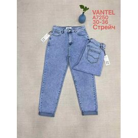 Фотография Джинсы женские A7250 l.blue р.30-36 "Vanver" недорого оптом от прямого поставщика