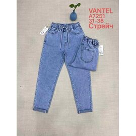Фотография Джинсы женские A7251 l.blue р.31-38 "Vanver" недорого оптом от прямого поставщика