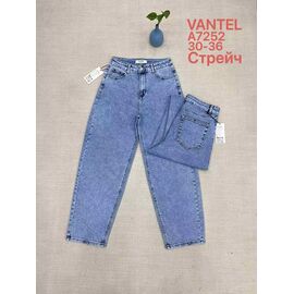 Фотография Джинсы женские A7252 l.blue р.30-36 "Vanver" недорого оптом от прямого поставщика