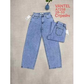 Фотография Джинсы женские A7258 l.blue р.28-33 "Vanver" недорого оптом от прямого поставщика