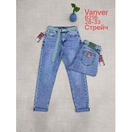 Фотография Джинсы женские B216 l.blue р.28-33 "Vanver" недорого оптом от прямого поставщика