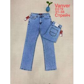 Фотография Джинсы женские D279 l.blue р.31-38 "Vanver" недорого оптом от прямого поставщика