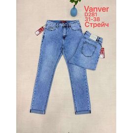 Фотография Джинсы женские D281 l.blue р.31-38 "Vanver" недорого оптом от прямого поставщика