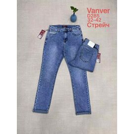 Фотография Джинсы женские D285 blue р.32-42 "Vanver" недорого оптом от прямого поставщика