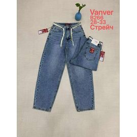 Фотография Джинсы женские B266 blue р.28-33 "Vanver" недорого оптом от прямого поставщика