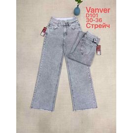 Фотография Джинсы женские D101 l.grey р.30-36 "Vanver" недорого оптом от прямого поставщика