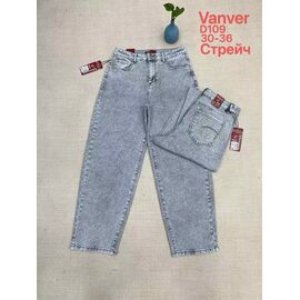 Фотография Джинсы женские D109 l.grey р.30-36 "Vanver" недорого оптом от прямого поставщика