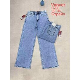 Фотография Джинсы женские D233 l.blue р.30-36 "Vanver" недорого оптом от прямого поставщика