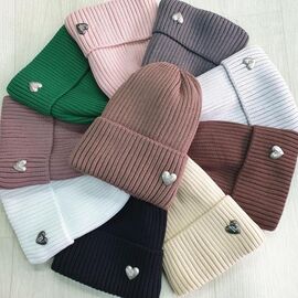 Фотография Шапка зимняя женская CN1962 mix р.56-60 "SELFI" недорого оптом от прямого поставщика