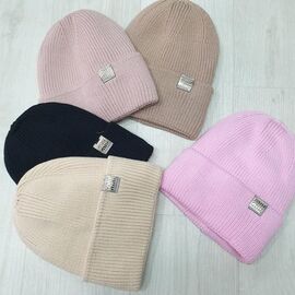 Фотография Шапка детская зимняя на девочку CN2035 mix р.52-56 "SELFI" недорого оптом от прямого поставщика