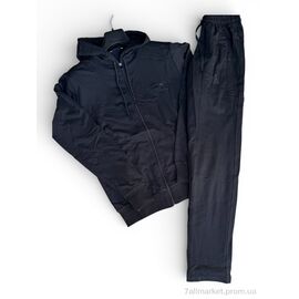 Фотография Спортивный костюм мужской Весна/осень 01Ads чорний (4 шт. р.сетка M-2XL) "Sport style" недорого оптом от прямого поставщика