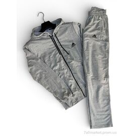 Фотография Спортивный костюм мужской Весна/осень 01Ad св.сірий (4 шт. р.сетка M-2XL) "Sport style" недорого оптом от прямого поставщика