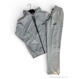 Фотография Спортивный костюм мужской Весна/осень 01Pu св.сірий (4 шт. р.сетка M-2XL) "Sport style" недорого оптом от прямого поставщика
