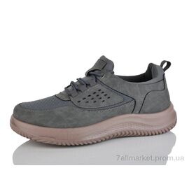 Кросівки чоловічі модні Весна/осінь CK20 grey (8 пар р.40-45) "DaFuYuan" недорого оптом від прямого постачальника