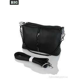 Жіноча сумка 005-1 black 20*30*12 см, "BIG" недорого оптом від прямого постачальника
