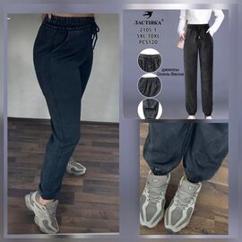 Фотография Штаны женские 2105-1 mix р.5XL-10XL "Hoan" недорого оптом от прямого поставщика