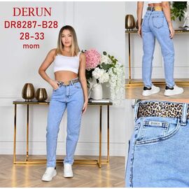 Фотография Джинсы женские 8287-B28 l.blue р.28-33 "Hoan" недорого оптом от прямого поставщика