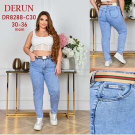 Фотография Джинсы женские 8288-C30 l.blue р.30-36 "Hoan" недорого оптом от прямого поставщика